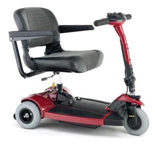 Three-wheel mobility scooter