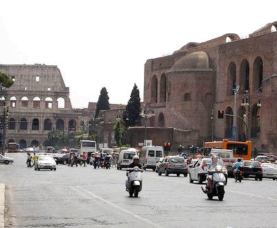 Scooting in Rome