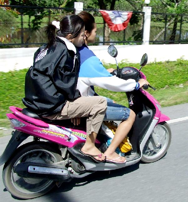 Togetherness on a Scooter