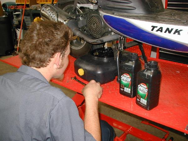 Scooter oil change